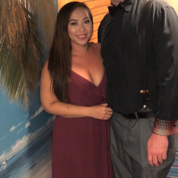 David’s bridal dress with rhinestone straps - Picture 4 of 5